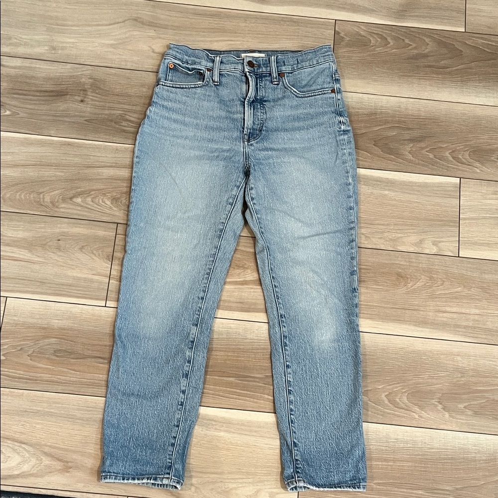 Madewell Perfect Vintage Jean Straight Light Blue Jeans